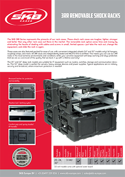 Removable shock rack